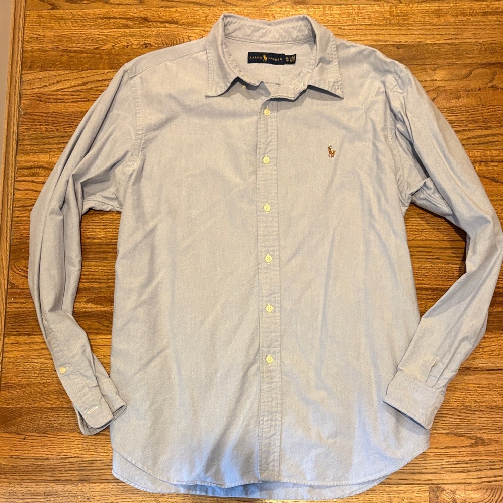 Ralph Lauren Light Blue Casual Button Down Shirt
